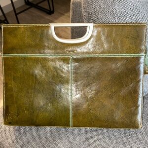 Vintage Handcrafted Italian Leather Tote / Laptop Bag ‘Lavorazione Artigianale’